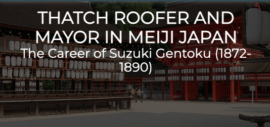 Thatch Roofer and Mayor in Meiji Japan